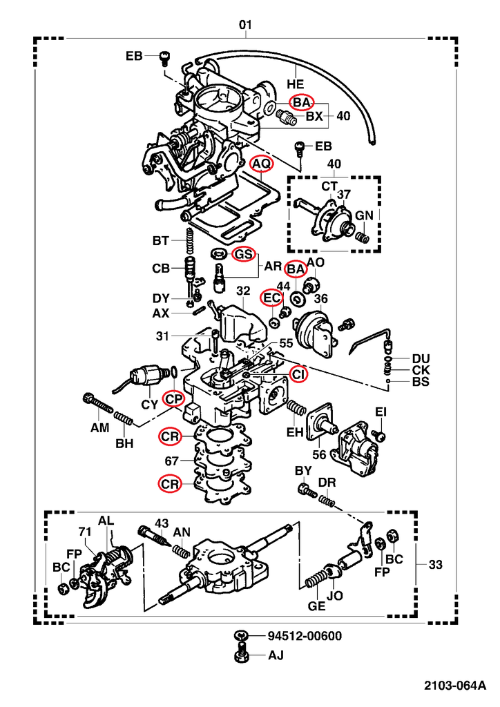 KIT CARBURADOR MOTOR 4Y