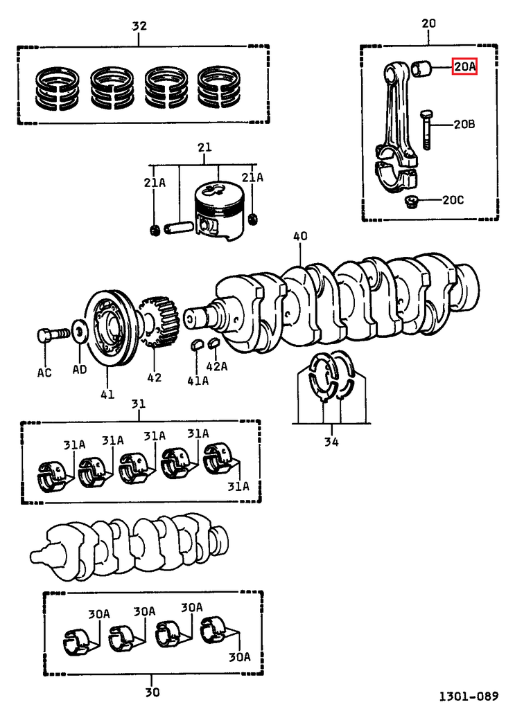 BOCINA BRAZO BIELA 1DZ