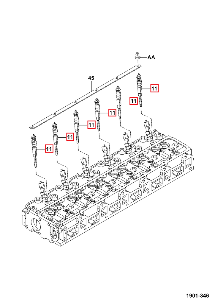 BUJIA PRE-CALENTAMIENTO 1DZ